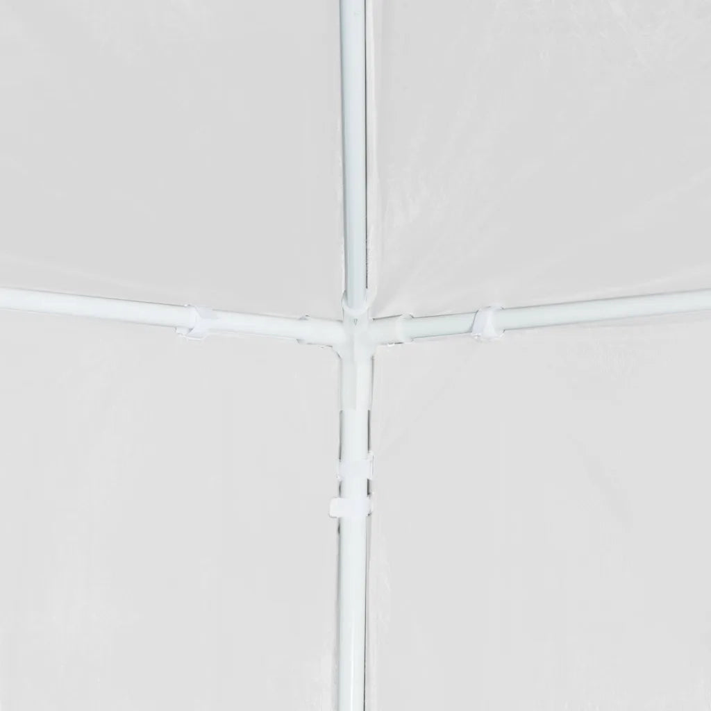 Gazebo | Pergolato da Giardino 3x12 m Bianco