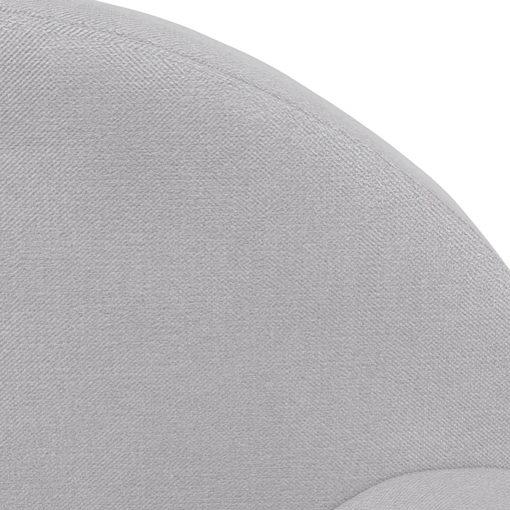 Divano per Bambini-Sofa-Divanetto Grigio Chiaro in Morbido Peluche 834503