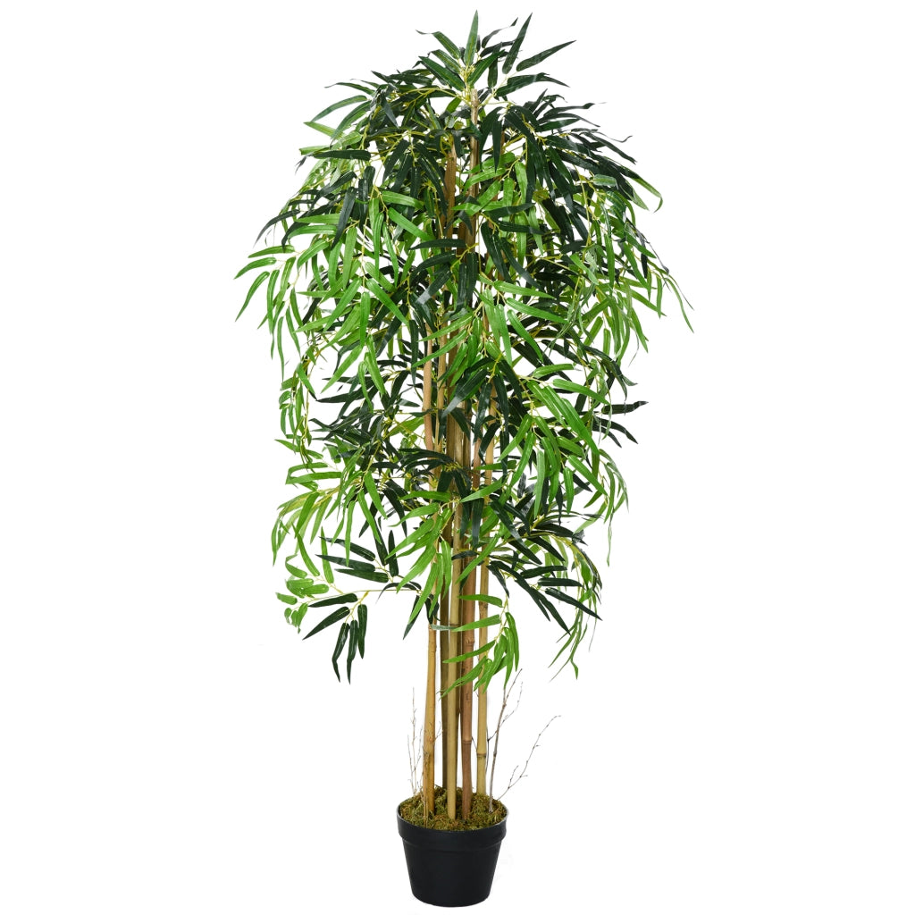Pianta Artificiale Bamb¨´ con Vaso per Interno ¨C Minimal ¨C ¦µ18x150cm