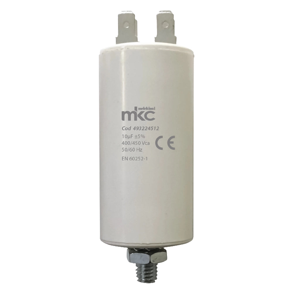 CONDENSATORE DI SPUNTO CON VITE terminale faston 30 UF - 400 / 450 V  - MELCHIONI