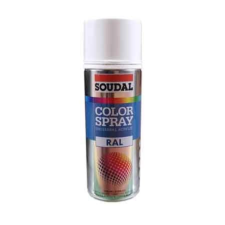 BOMBOLETTA SPRAY ACRILICO UNIVERSALE SOUDAL 400 ML Grigio Argentato RAL 7001 - 6 pezzi- SOUDAL