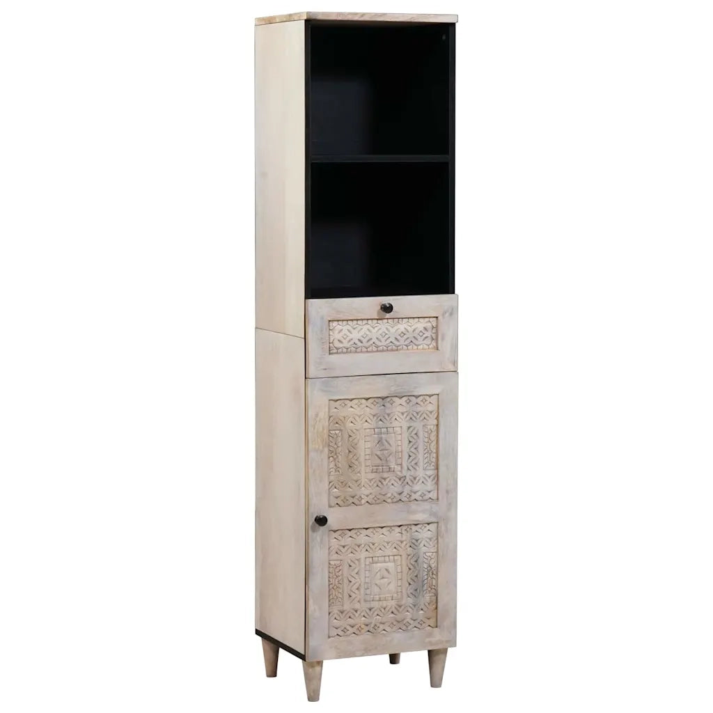 Mobile da Bagno Bianco 38 x 33 x 160 cm Legno multistrato 4018138