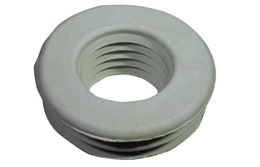 MORSETTO PER W.C. IN GOMMA BIANCA Dm. Est. 76- Diam. mm. 40- G.M.P- pezzi 1