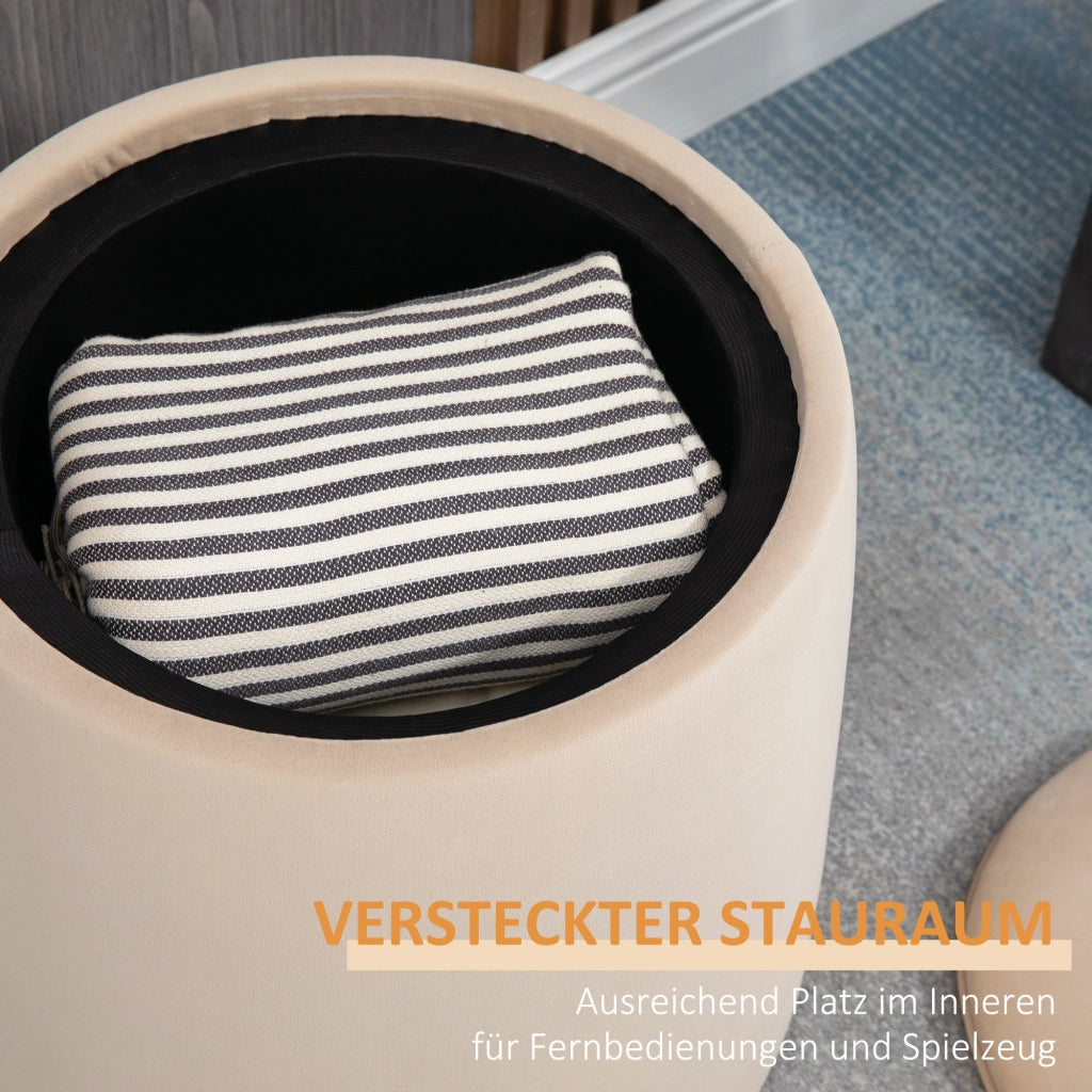 Tavolino ¨C Minimal ¨C beige 44x47.5 cm