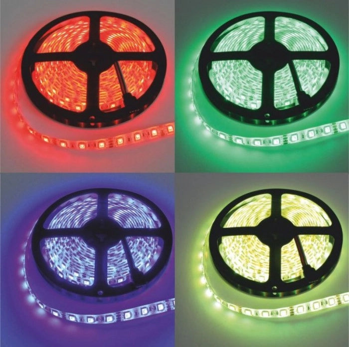 Striscia LED RGB 7,2W/m 12V IP63 5m dimmerabile Ecolight