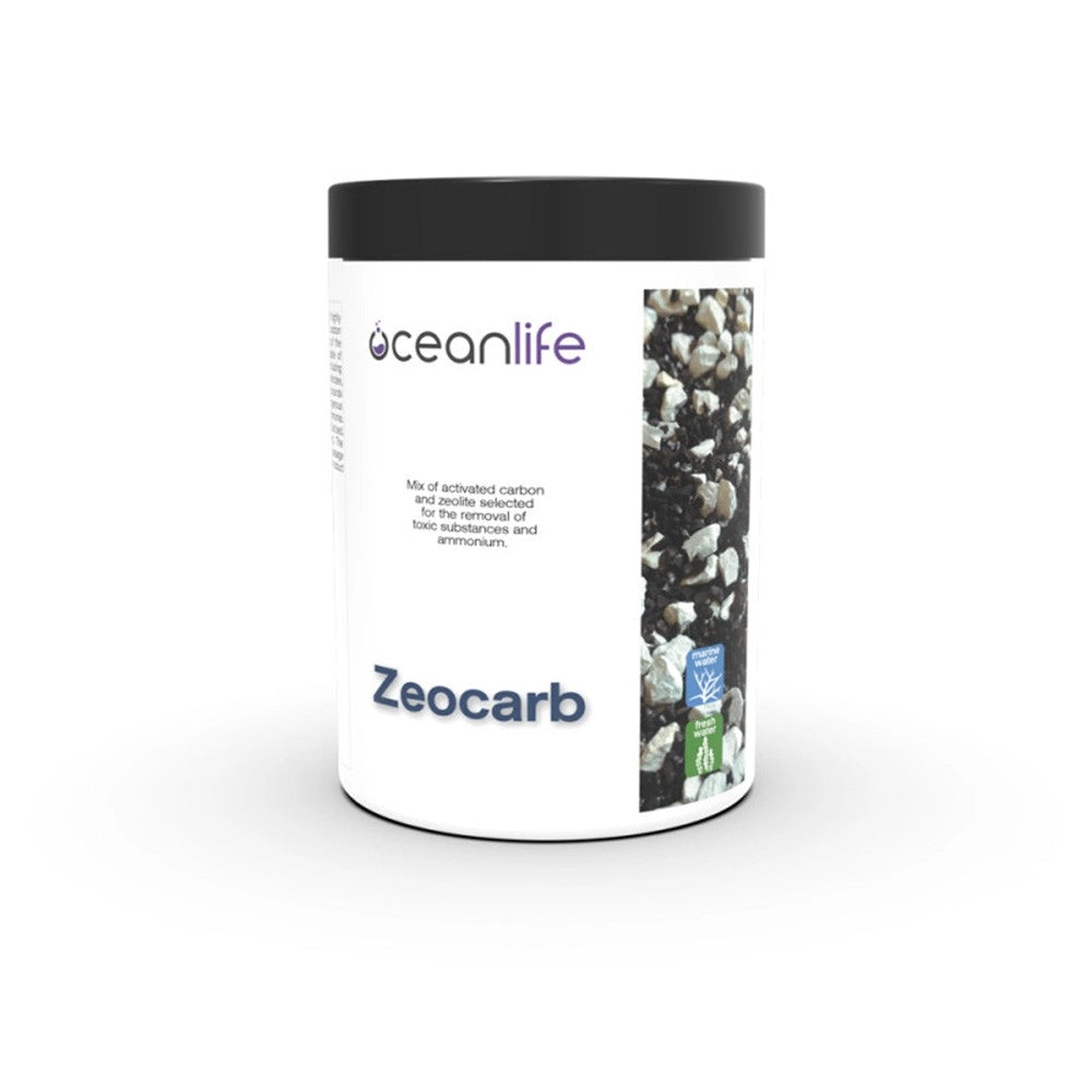 OceanLife Life ZeoCarb - Mix di Carbone Attivo e Zeolite Formato: 1000 ml