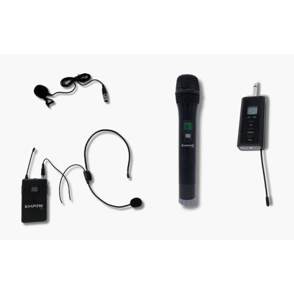 Empire media kit ricevitore uhf + mic ice + mic neck - TY.JNI150