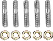 Kit di viti M10x1.25 50mm - 5 pezzi - Set di sostituzione - Viti e viti - Acciaio inossidabile - Set di sostituzione - Compatibile con Mitsubishi DSM 1G/EVO1~10