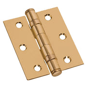 CERNIERA CON CUSCINETTI BRONZATA mm 100 x  75 - sp.3- 2 pezzi