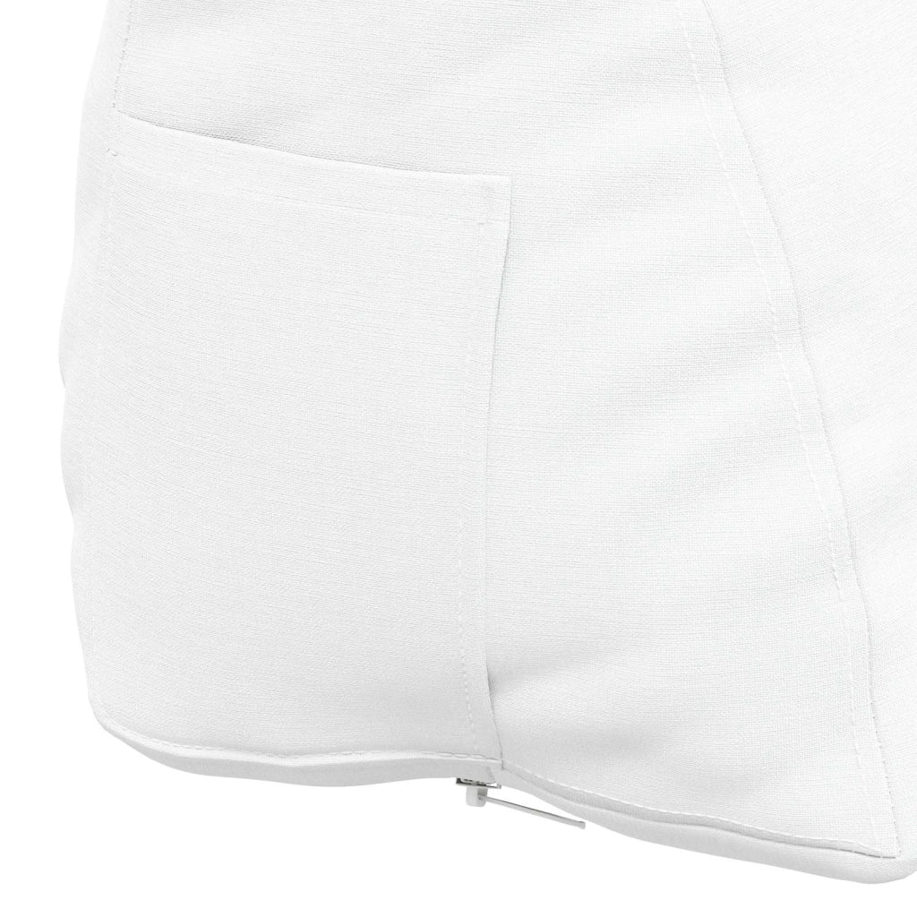 Cuscino per Schiena Bianco 45 x 20 x 35 cm Tessuto 42015013