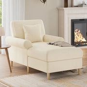 Poltrona relax - Xylo - XXL pieghevole velluto beige