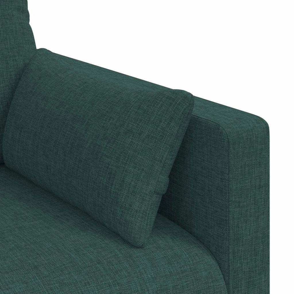 Divano Verde Scuro 198 x 78 x 80 cm Tessuto 42024372