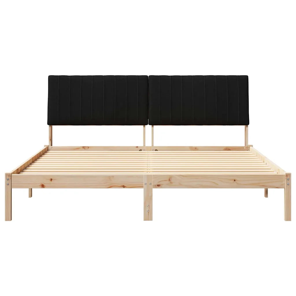 Letto matrimoniale | Letto per adulti | Struttura del letto Marrone 180 x 200 cm Pino massello