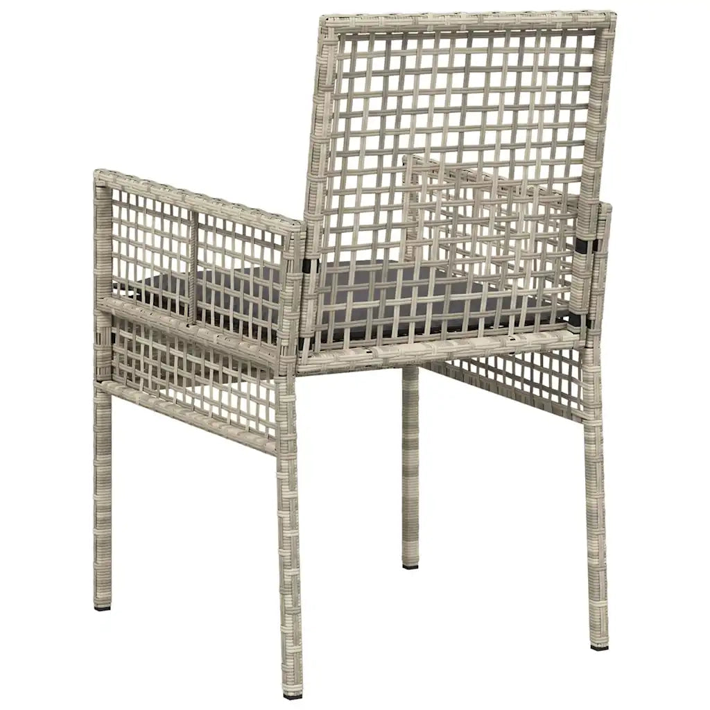 Sedia da Giardino 2 pcs Grigio chiaro 55 x 53 x 85 cm 42003450