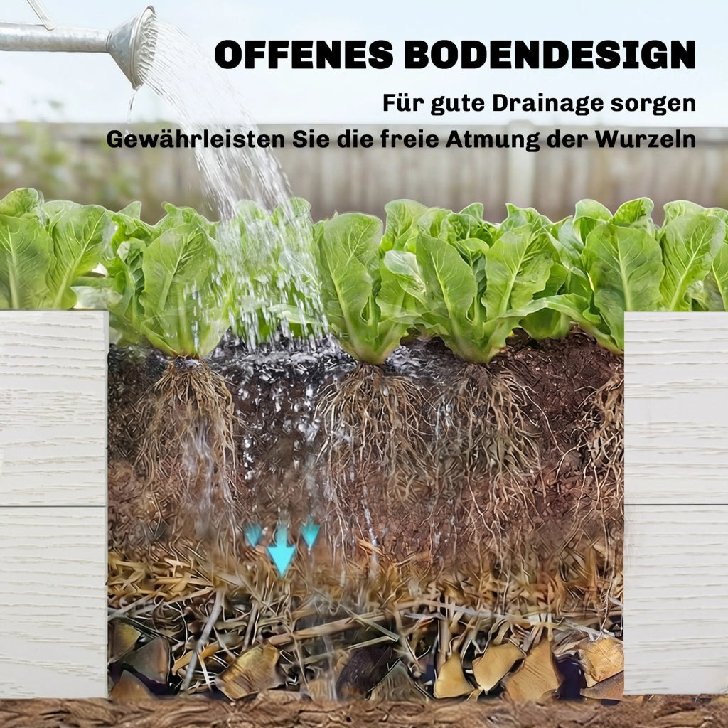 Vaso da Giardino Modulare Impilabile 3 Livelli ¨C Minimal ¨C Plastica