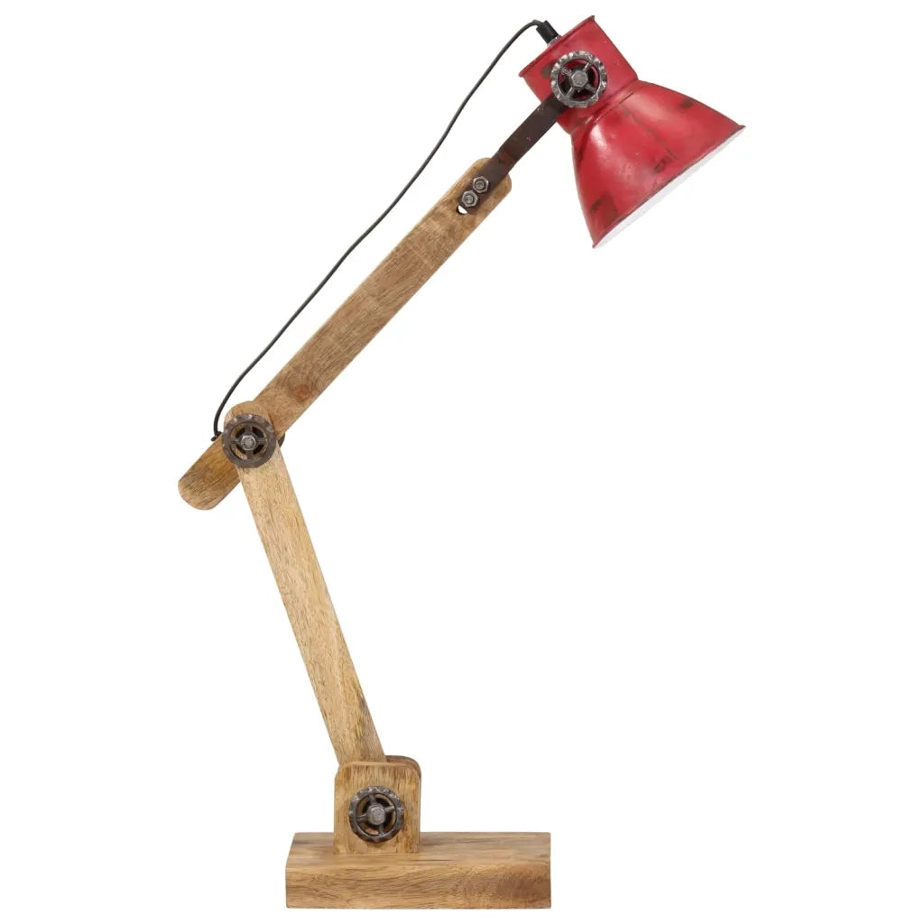 Lampada da Scrivania 25 W Rosso Anticato 23x18x96 cm E27 371841