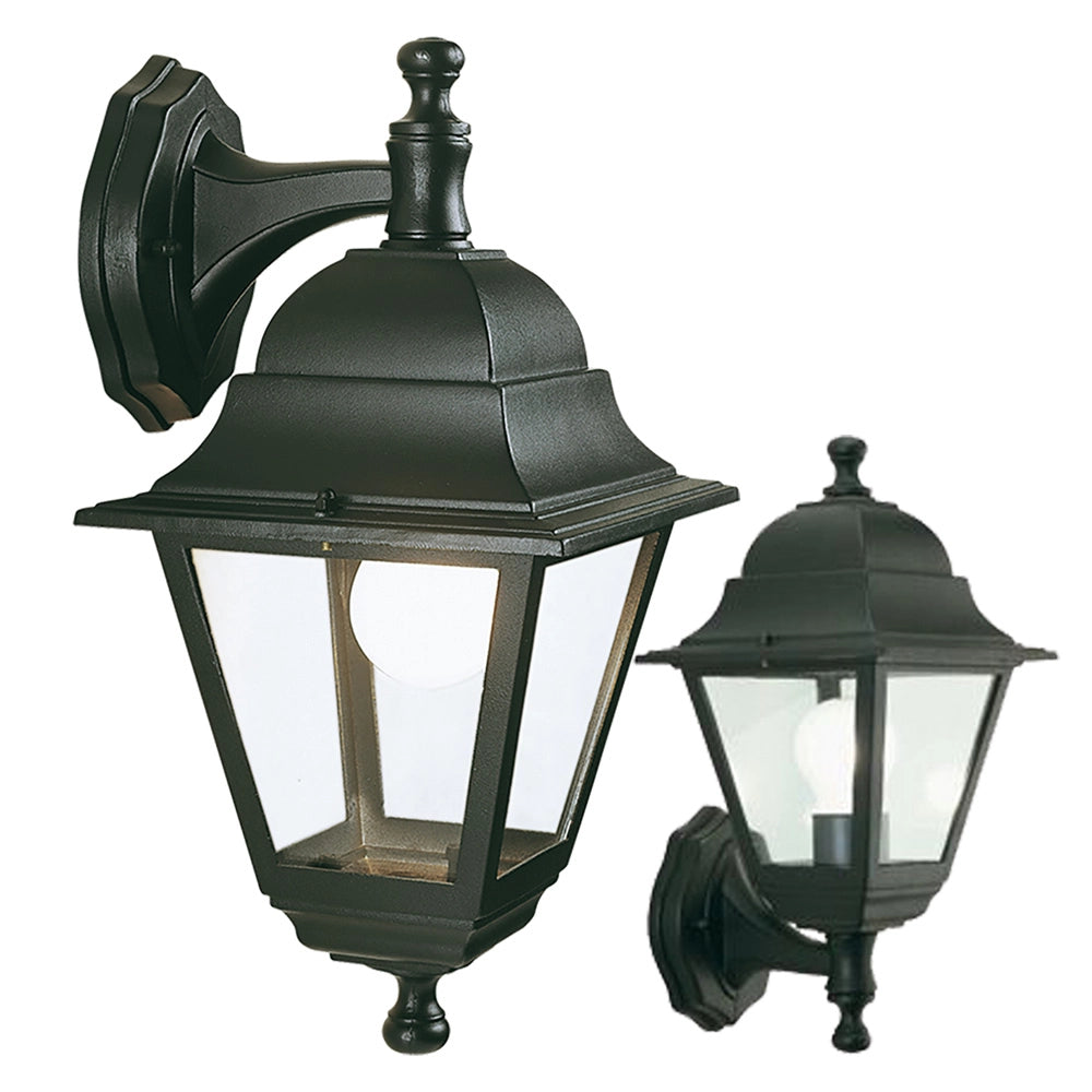 Lanterna old 37x18x20 cm nera