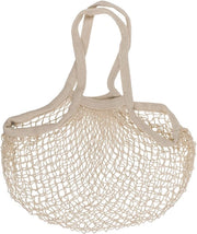 Tas per spesa riutilizzabile 100% cotone - Reticolo per spesa - Borsa da spiaggia - Capacità di carico 15 kg - Dimensioni 40 x 60 cm - Ecologico - Borsa riutilizzabile