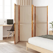 Divisorio Ambienti | Divider per stanze | Paravento a 4 Pannelli Tortora 280x180 cm