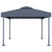 Gazebo 300x300 cm Antracite Alluminio 48059