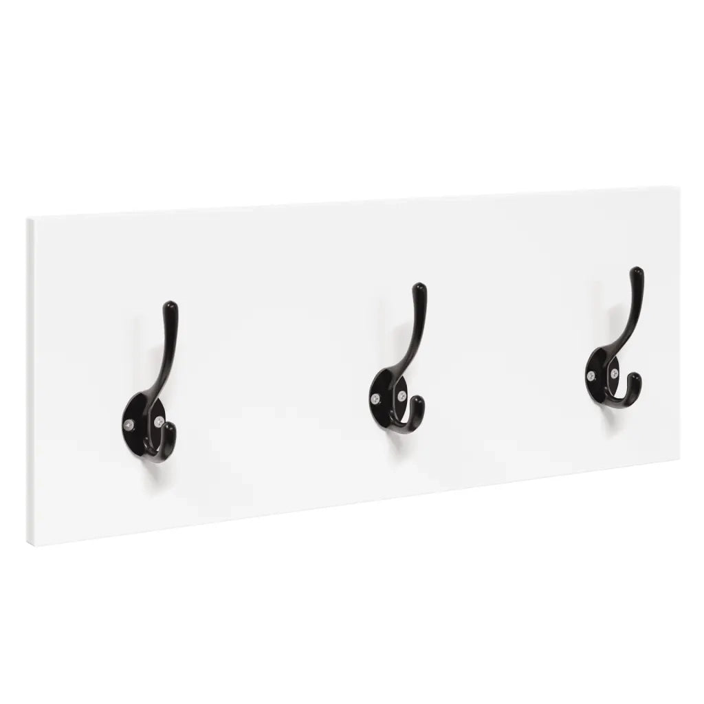 Set Mobili da Ingresso 4 pz Bianco in Legno Multistrato 847919