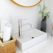 Lavabo-Lavandino-Lavello 400x220x90 mm in SMC Bianco