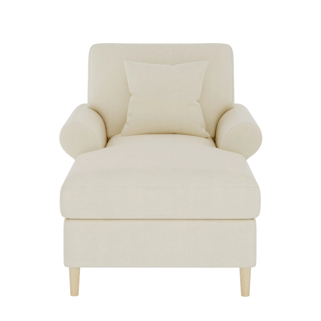 POLTRONA RELAX Reclinabile 133x87x90 cm Velluto Beige