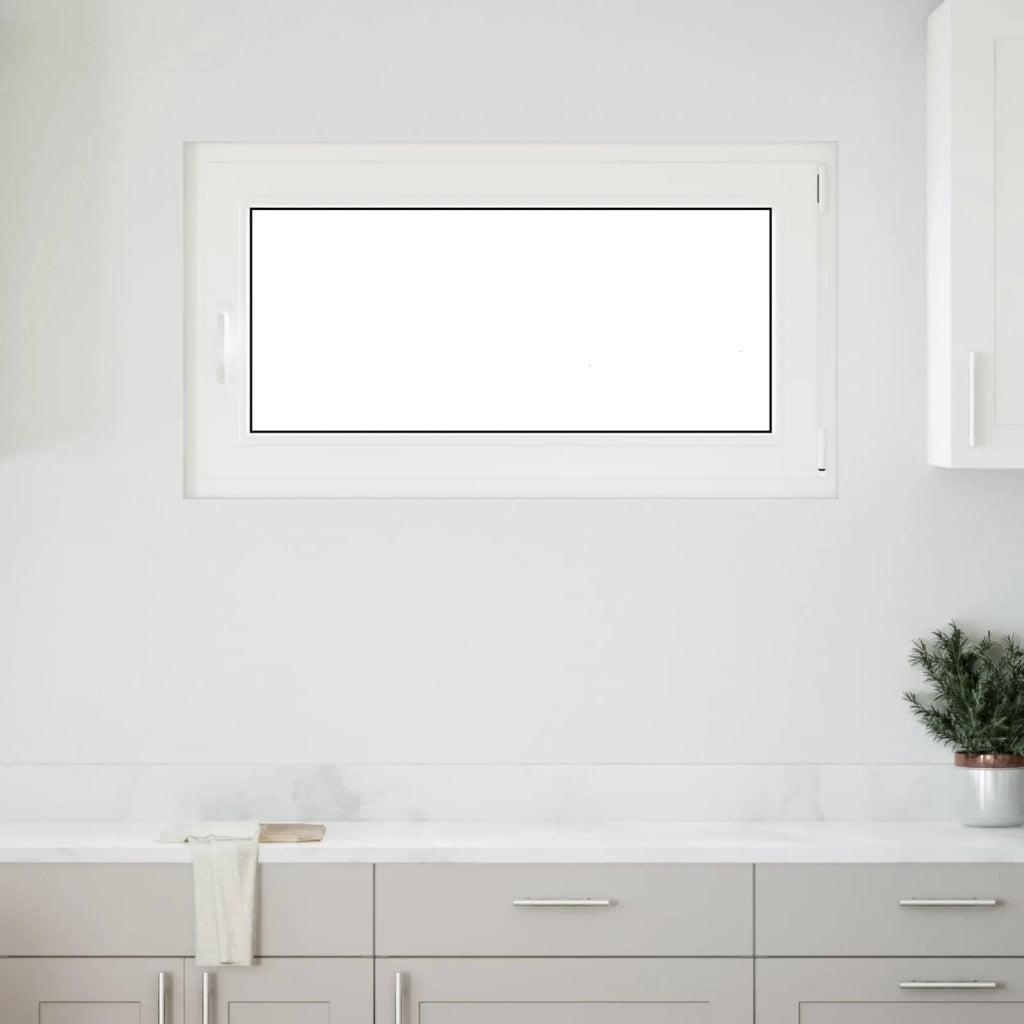 Finestra per Soffitta RISOR 110 x 50 cm PVC e Vetro Bianco CFW3569057