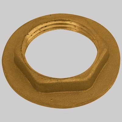 CONTRODADO CON FLANGIA OTTONE GIALLO  1/2     MADE IN ITALY
