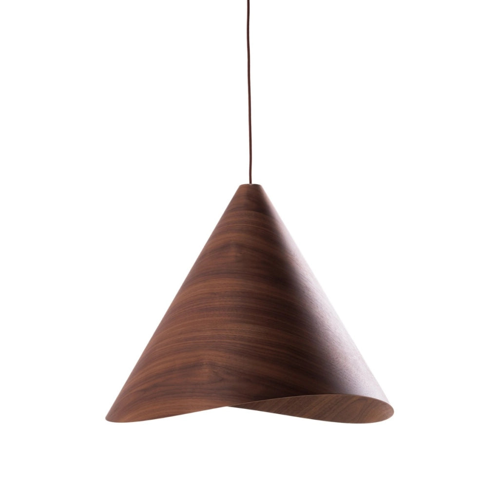 Lampada a sospensione scandinava rovere scuro E27 Maxlight