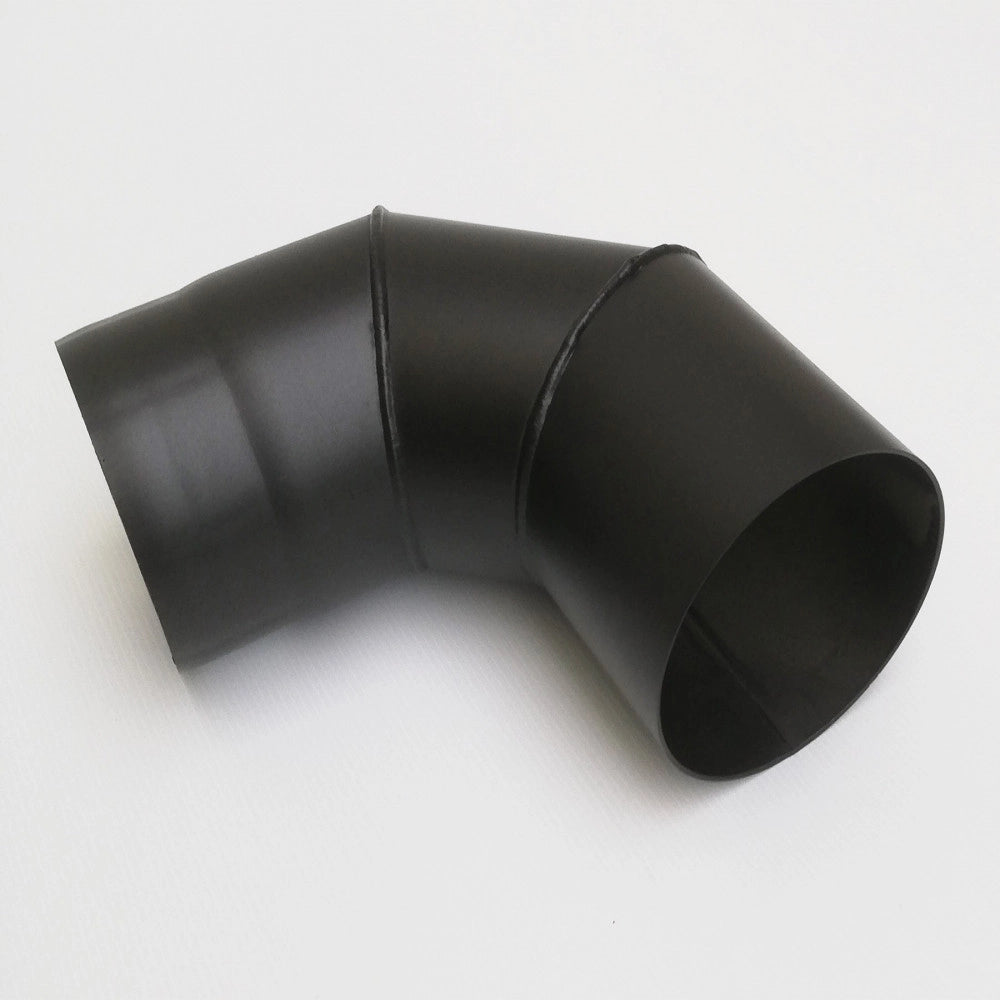 Curva a 90 gradi da 130mm per stufa a legna
