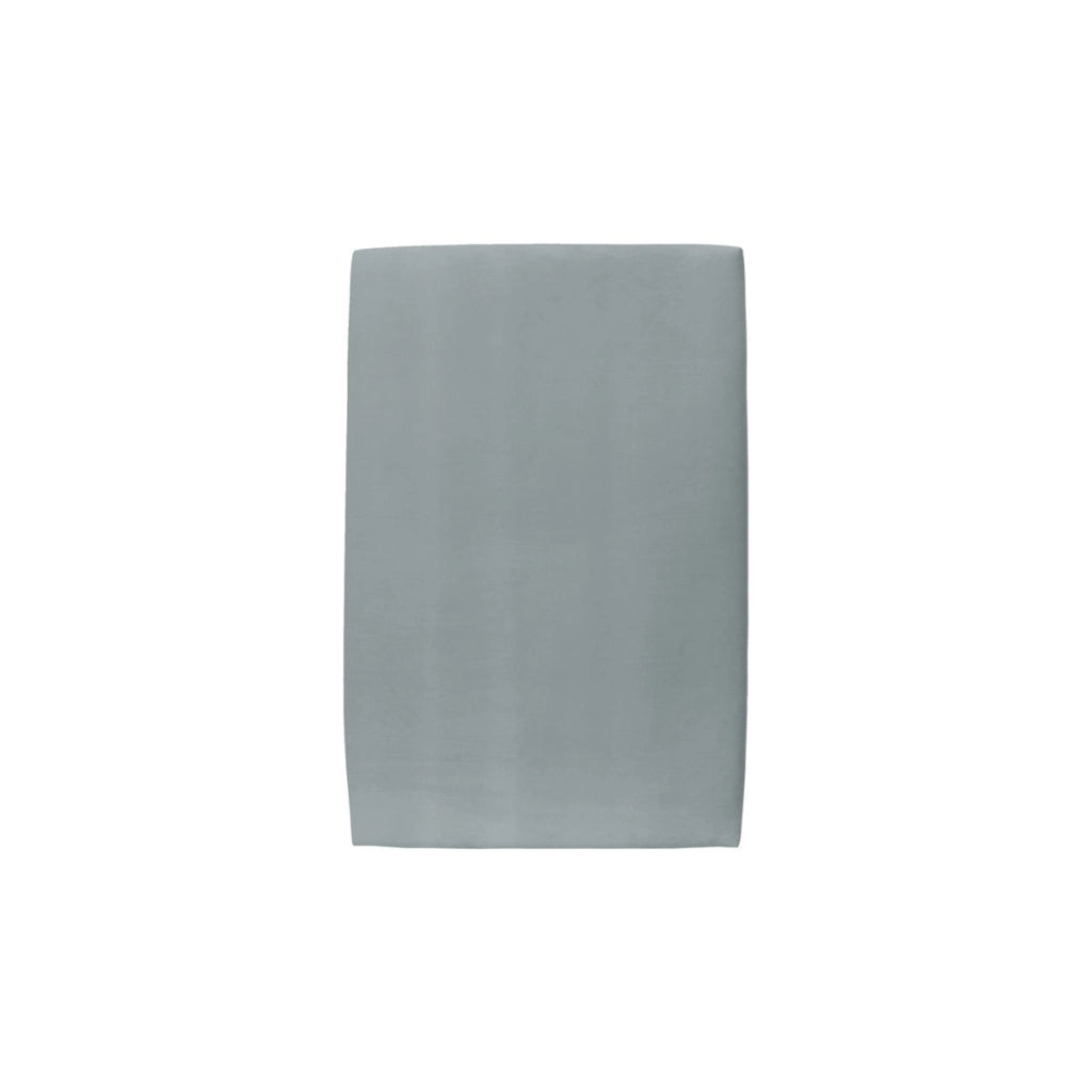 Testiera in tessuto in velluto grigio blu liscio L90 cm