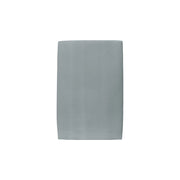Testiera in tessuto in velluto grigio blu liscio L90 cm