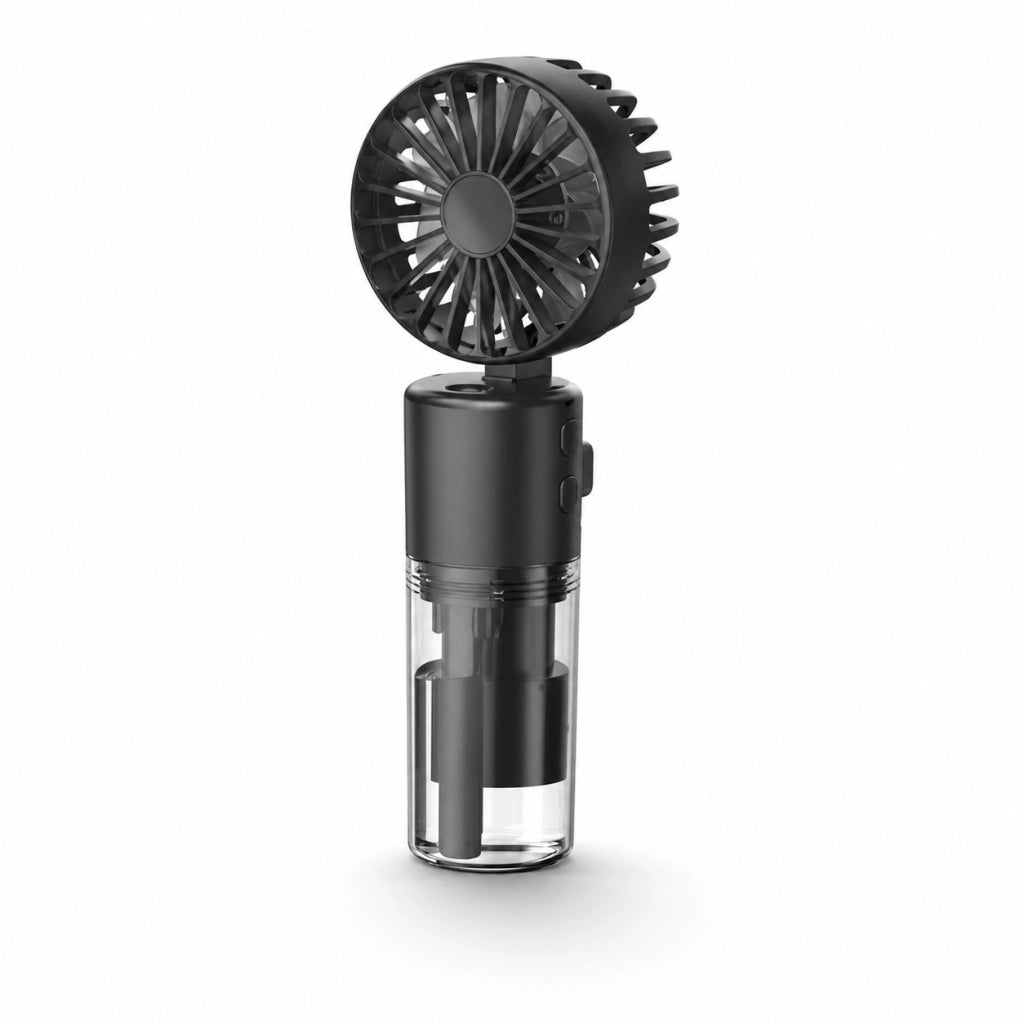 VENTILATORE PORTATILE CON SPRAY UMIDIFICATORE RICARICABILE USB MINI FAN AS-07114