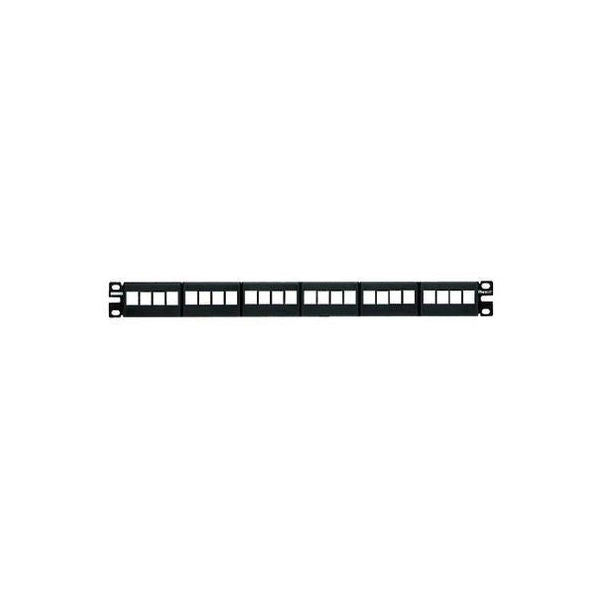 Pann.1u per 24 rj45u netkey nero - NKFP24Y
