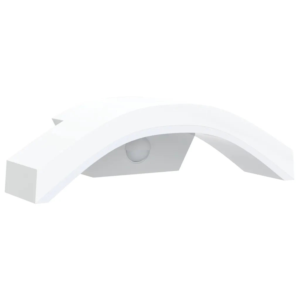 Applique con LED e Sensore 2 pz Bianche in Alluminio Pressofuso CFW8210628