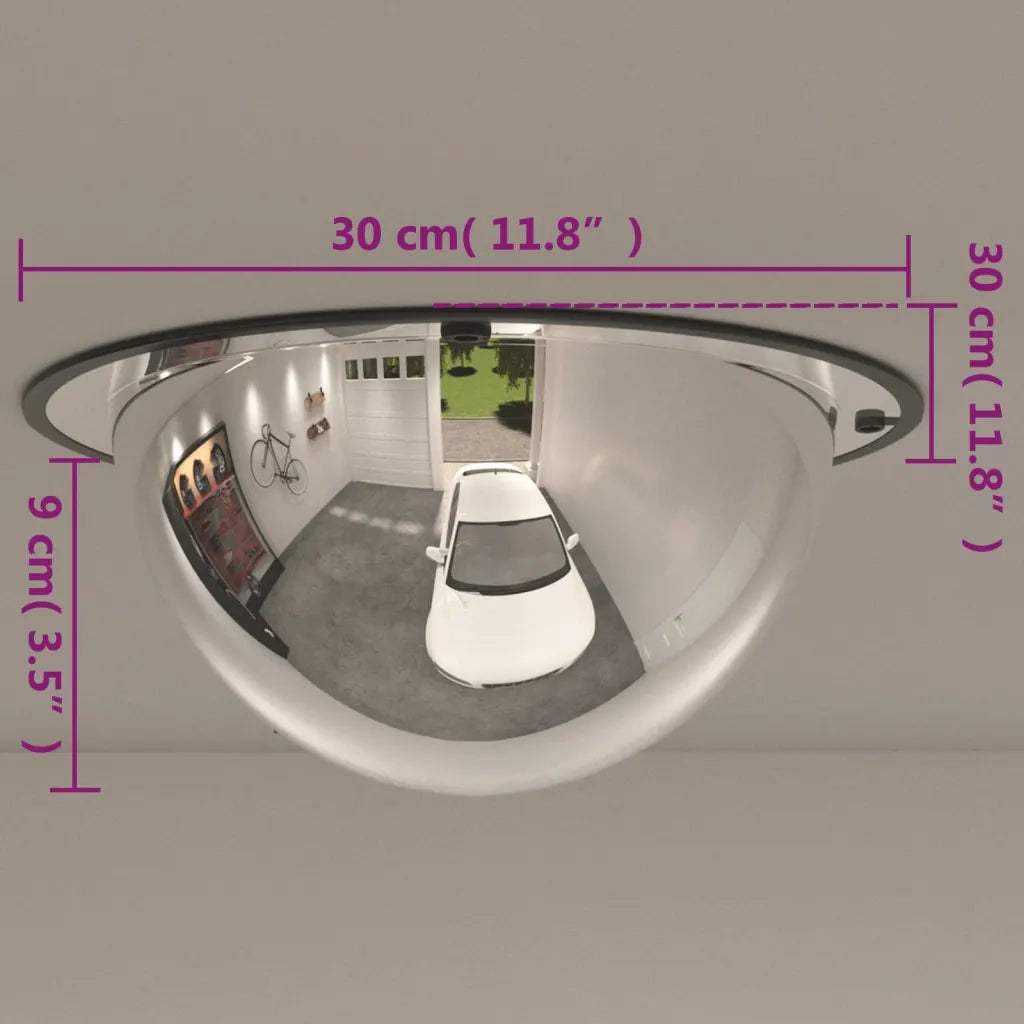 Specchio stradale a cupola completa Ø30 cm in acrilico 153091