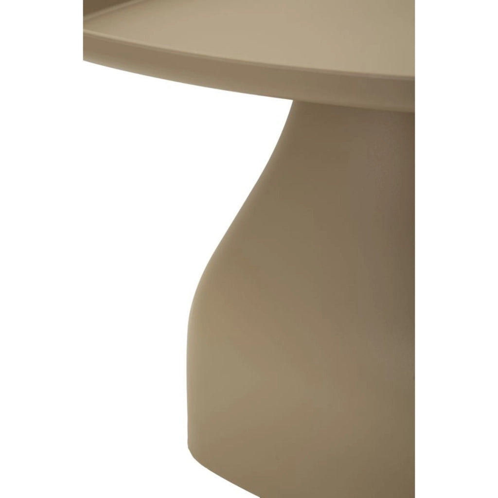 Tavolino VKH712, Grigio, Plastica, 38x48x48 cm