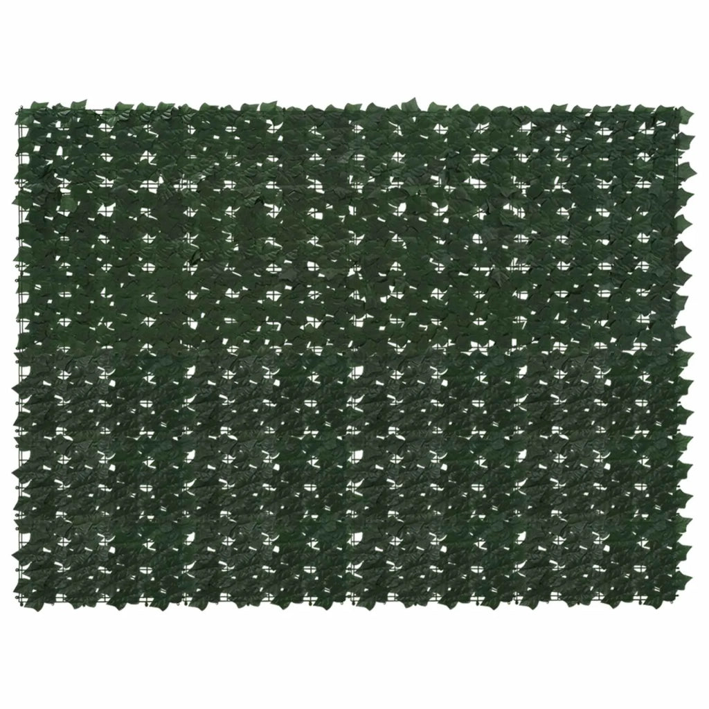 Paravento da Balcone | Schermo per balcone con foglie Verde Scuro 200 x 150 cm