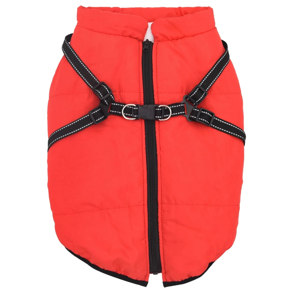 Cappotto per Cani Rosso L44 Pile e Poliestere 3422507