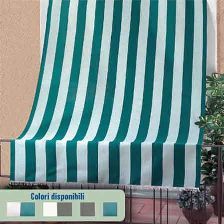 TENDA DA SOLE 'RIO' 140x250 cm - col. Panna/Verde
