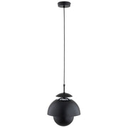 Lampada a sospensione moderna nera aperta E27 15W RUNO Alfa