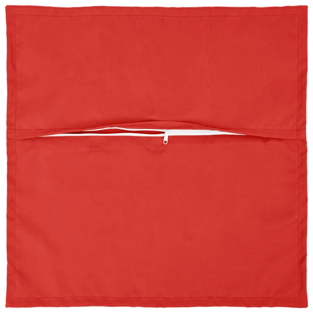 Federa 6 pcs HOUTEN Rosso 60 x 60 cm Poliestere 920818