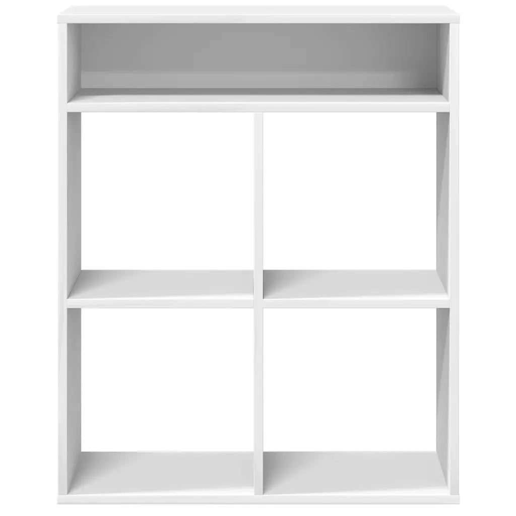 Libreria Bianca 66x31x80 cm in Legno Multistrato 860292
