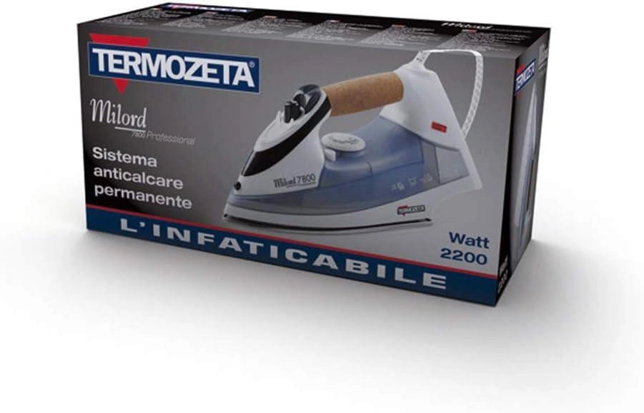 TERMOZETA FERRO DA STIRO MILORD 7800 PROFESSIONAL 2200 WATT