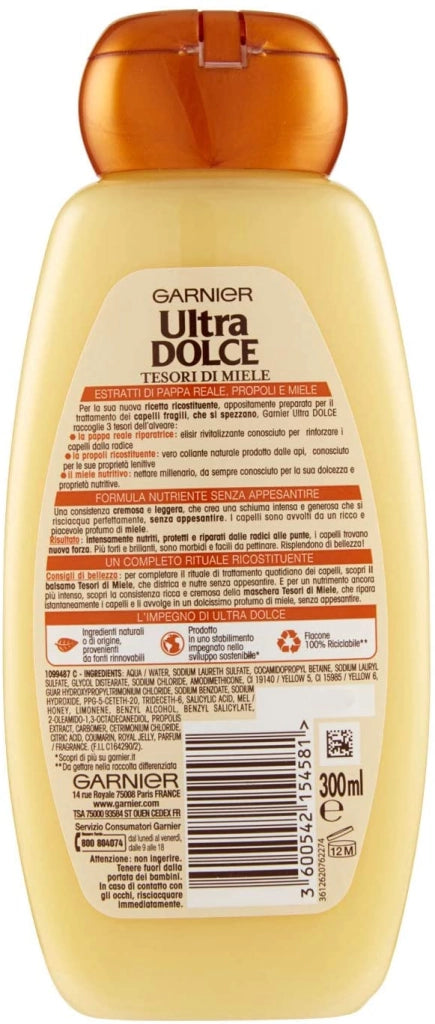 ULTRA DOLCE SHAMPOO TESORI DI MIELE 300ML