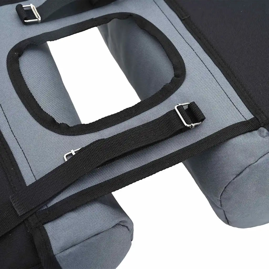 Borsa per biciclette Grigio e Nero 31.5 x 15.5 x 40 cm 42008089