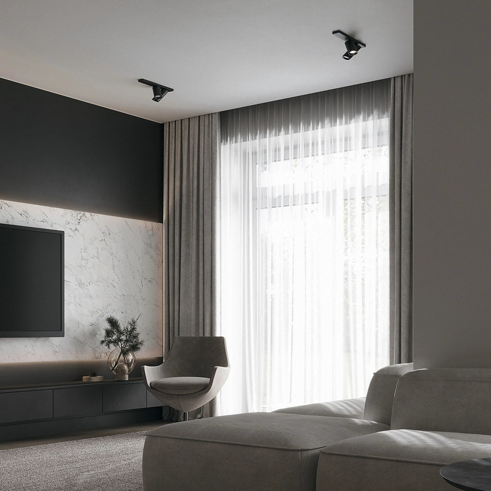 Plafoniera Maytoni Focus S 2xGU10 dimmerabile nera