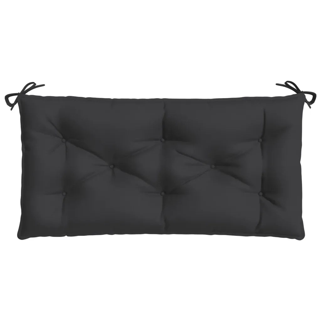 Cuscini Panca da Giardino 2 pz-Set di 2 Cuscini per panchina da esterno Neri 100x50x7cm Tessuto Oxford