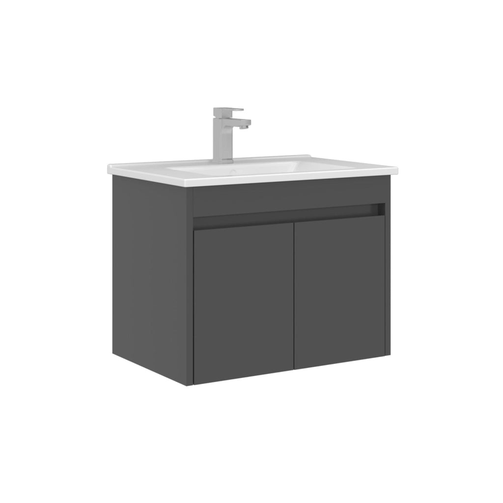 Mobile lavabo "Arno 65" - 65 x 45 x 52 cm - Antracite